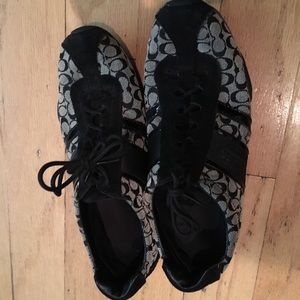 Coach Remonna Black Canvas women’s 7 1/2 sneakers